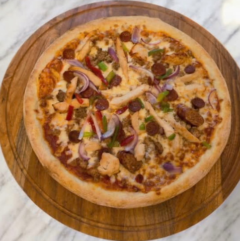 Pizza trio viande